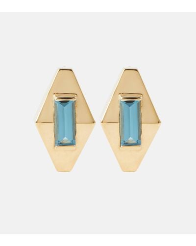 Aliita 9kt Gold Earrings - Blue