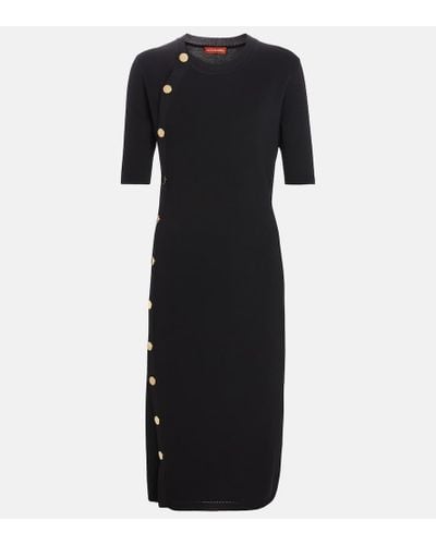 Altuzarra Minamoto Knit Midi Dress - Black