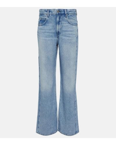 Isabel Marant Jeans rectos Belvira - Azul