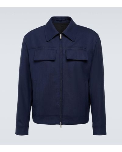 Lardini Wool Jacket - Blue