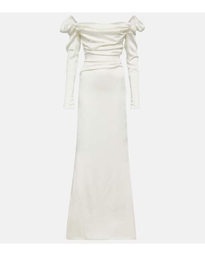 Vivienne Westwood Bridal Robe Astral aus Satin - Weiß