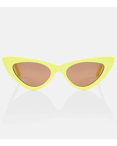 The Attico X Linda Farrow Dora Sunglasses - Yellow
