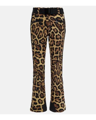 Goldbergh Pippa Jaguar-print Ski Pants - Brown