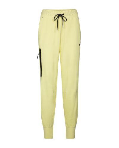 Nike Tech Fleece Cotton-blend Trackpants - Yellow