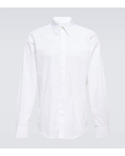 Lanvin Camisa de popelin de algodon - Blanco