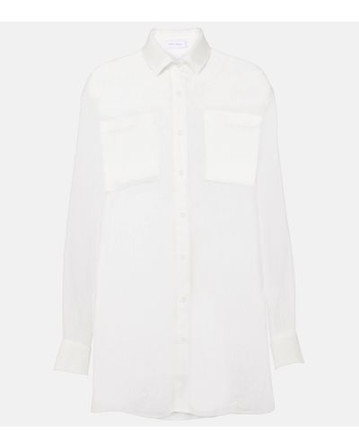 JADE Swim Mika Sheer Shirt - White