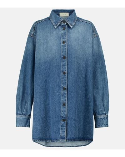 The Row Camicia di jeans Frannie - Blu