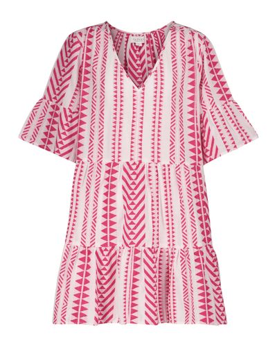 Velvet Madelina Cotton Minidress - Pink