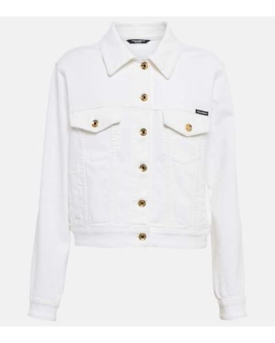 Dolce & Gabbana Chaqueta en denim - Blanco