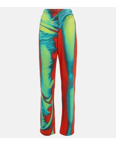 Y. Project X Jean Paul Gaultier - Pantaloni sportivi in jersey di cotone - Multicolore