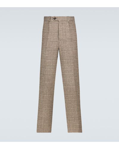 Éditions MR Nathan Cropped Wool Trousers - Natural