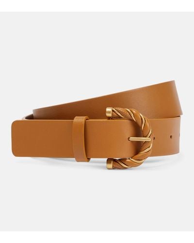 Bottega Veneta Leather Belt - Brown