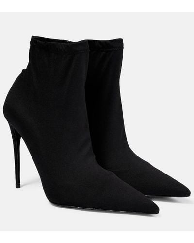 Dolce & Gabbana Zapatos planos negros con logo dg