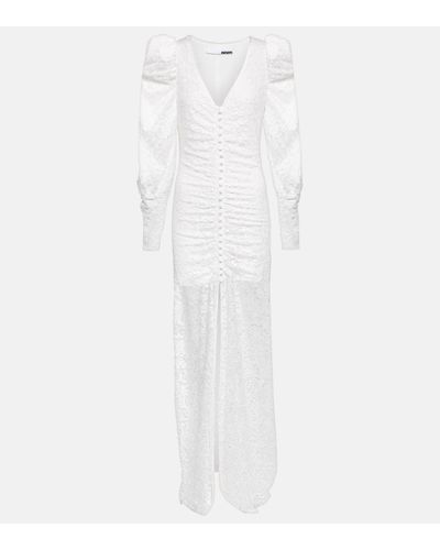 ROTATE BIRGER CHRISTENSEN Robe de mariee longue en dentelle - Blanc