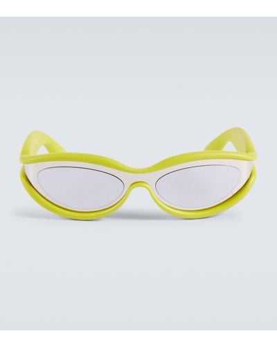 Bottega Veneta Hem Cat-eye Sunglasses - Yellow
