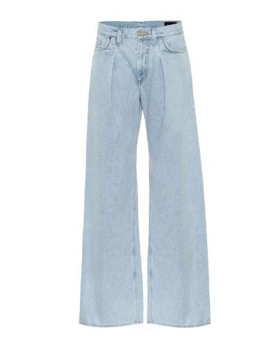 Goldsign The Wide Leg Mid-rise Jeans - Blue