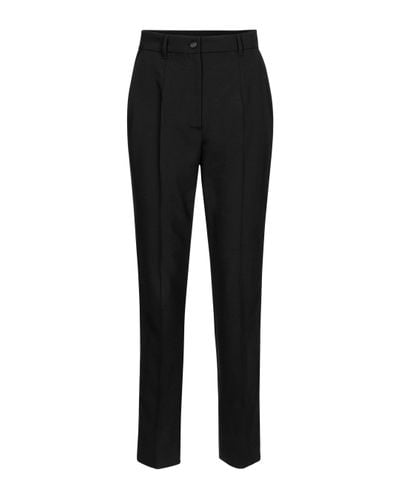 Dolce & Gabbana Exclusive To Mytheresa – High-rise Slim Trousers - Black