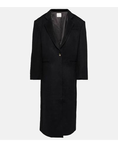 Christopher Esber Caravella Wool-blend Coat - Black