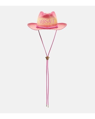 Versace Logo Cowboy Hat - Pink