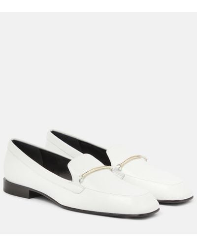 Victoria Beckham Leather Loafers - White
