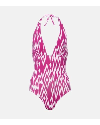 Eres Sunny Printed Swimsuit - Pink