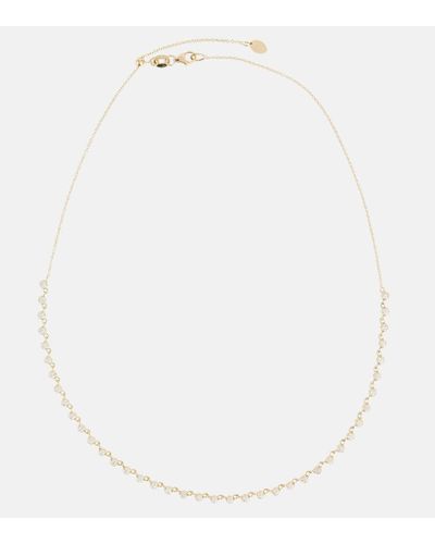 Jade Trau Sophisticate 18kt Gold Choker With Diamonds - White