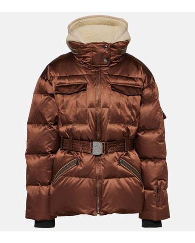 Bogner Veste doudoune de ski Adele-LD matelassee - Marron