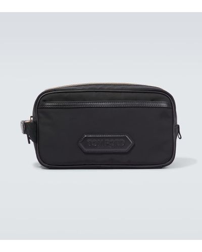 Tom Ford Canvas Wash Bag - Black