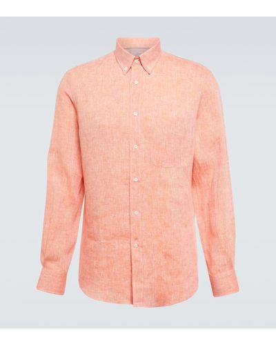 Brunello Cucinelli Camisa de algodon - Rosa
