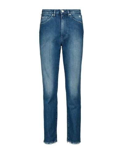 3x1 High-Rise Slim Jeans Claudia - Blau