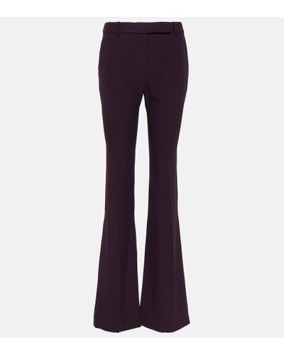 Alexander McQueen Mid-rise Straight Pants - Blue