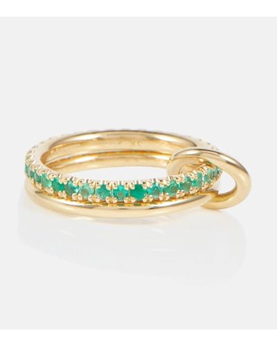Spinelli Kilcollin Marigold 18kt Yellow Gold Ring With Emeralds - Metallic