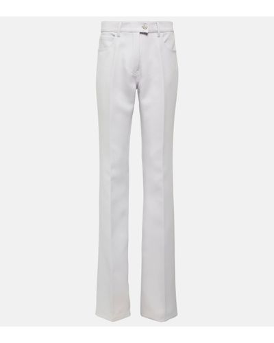 Courreges Uniform Flared Trousers - White