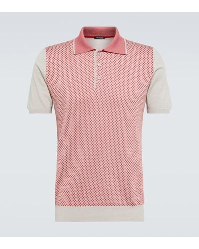 Kiton Polo in cotone - Rosa