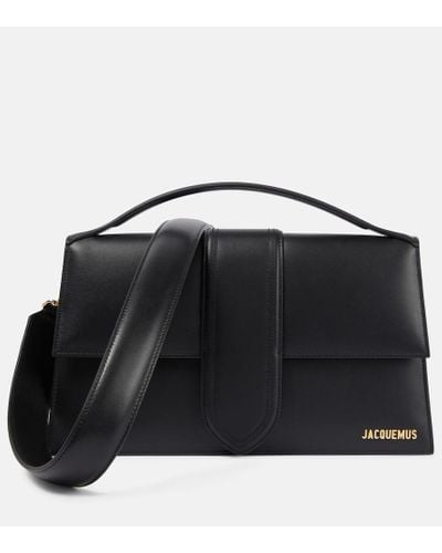 Jacquemus Le Bambinou Leather Shoulder Bag - Black