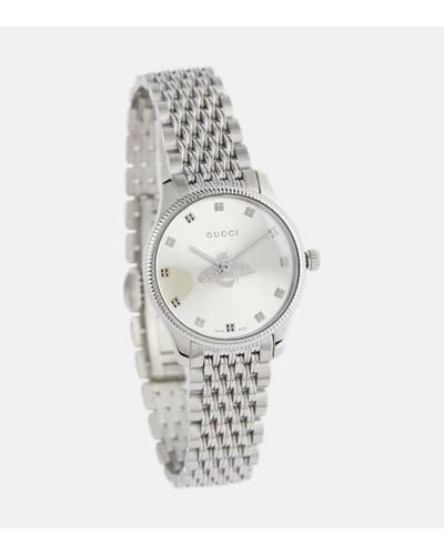 Gucci Ya1265019 G-timeless Slim Stainless Steel Watch - Metallic