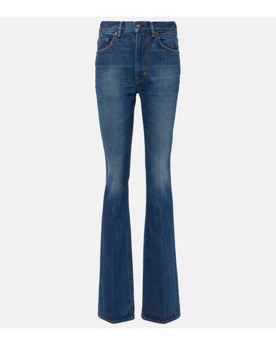 Tom Ford Mid-rise Flared Jeans - Blue