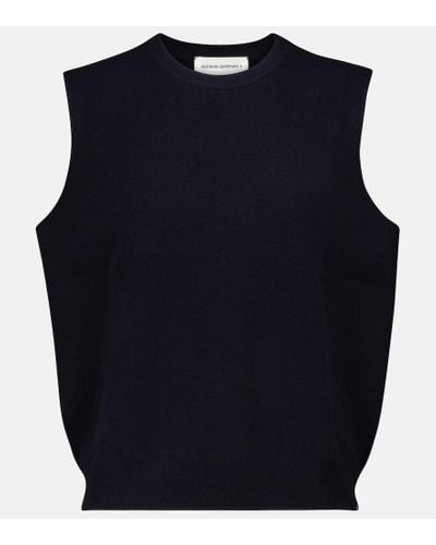 Extreme Cashmere Gilet N° 156 Be Now in cashmere - Blu