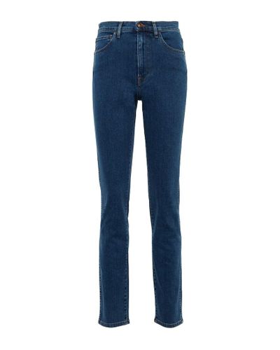 3x1 Jeans Straight Authentic Cropped - Blu