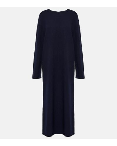 Lisa Yang Tarin Cashmere Midi Dress - Blue