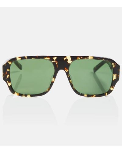 Givenchy Occhiali da sole quadrati 4G - Verde