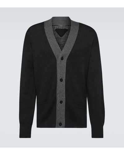 Prada Cardigan in cashmere - Nero