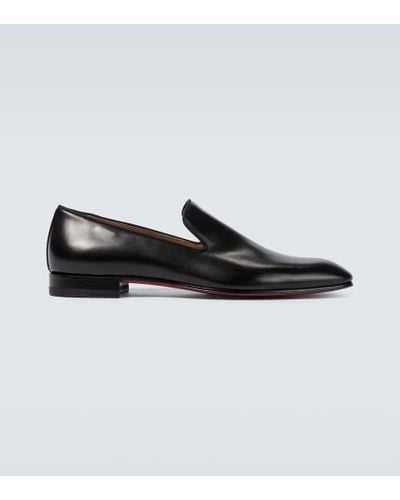 Christian Louboutin Dandelion Leather Loafers - Black