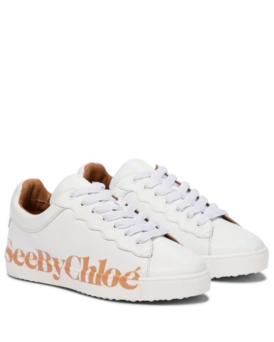 See By Chloé Sneakers Essie aus Leder - Weiß