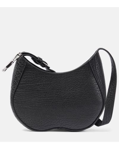 Burberry Leather Shoulder Bag - Black