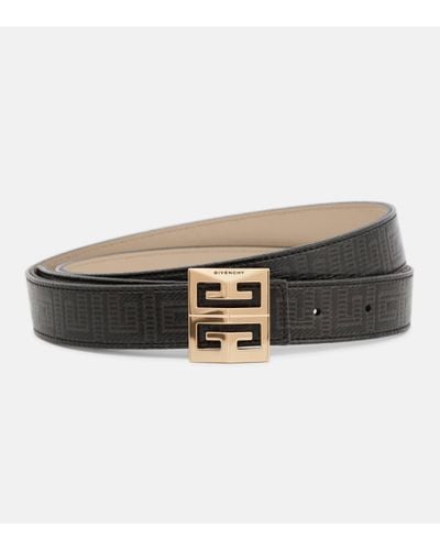 Givenchy 4g Reversible Leather Belt - Black