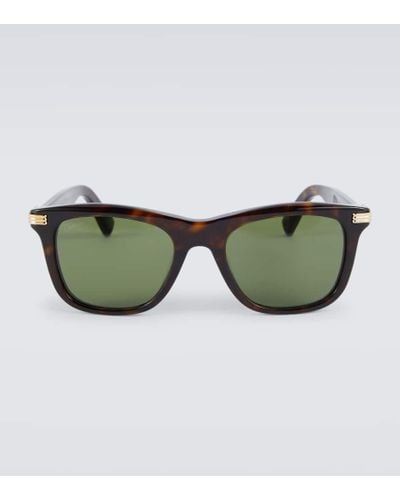 Cartier Eckige Sonnenbrille - Grün