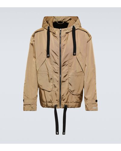 Versace Hooded Nylon Jacket - Natural