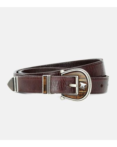 Golden Goose Rodeo Leather Belt - Brown