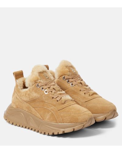 Bogner New Malaga Suede Trainers - Natural